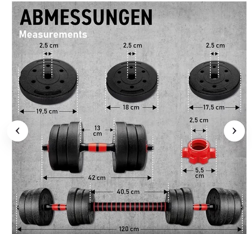 Adjustable dumbbell